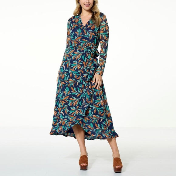 C Wonder by Christian Siriano Mesh Ruffle Hem Dress - Picture 2 of 10